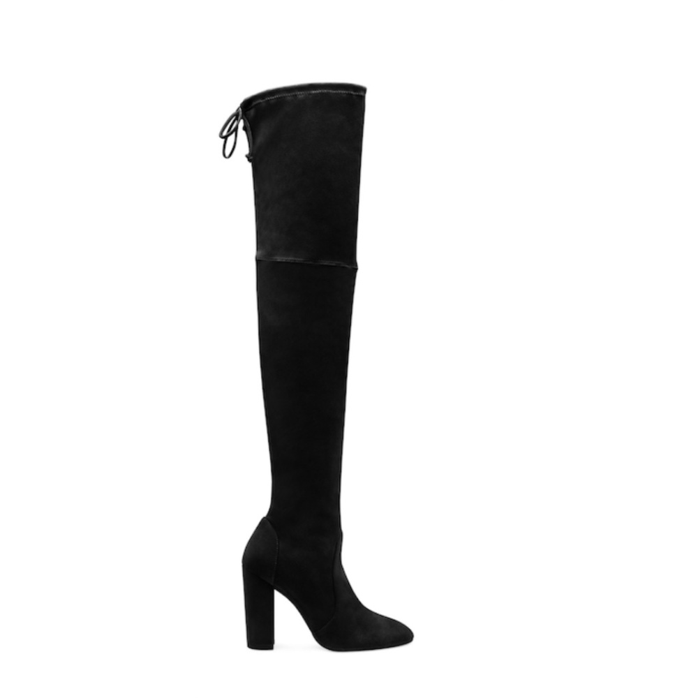 Stuart Weitzman 12 Blk Suede Over the Knee Boot- SIZE IS SOLD OUT ELSEWERE NIBWT